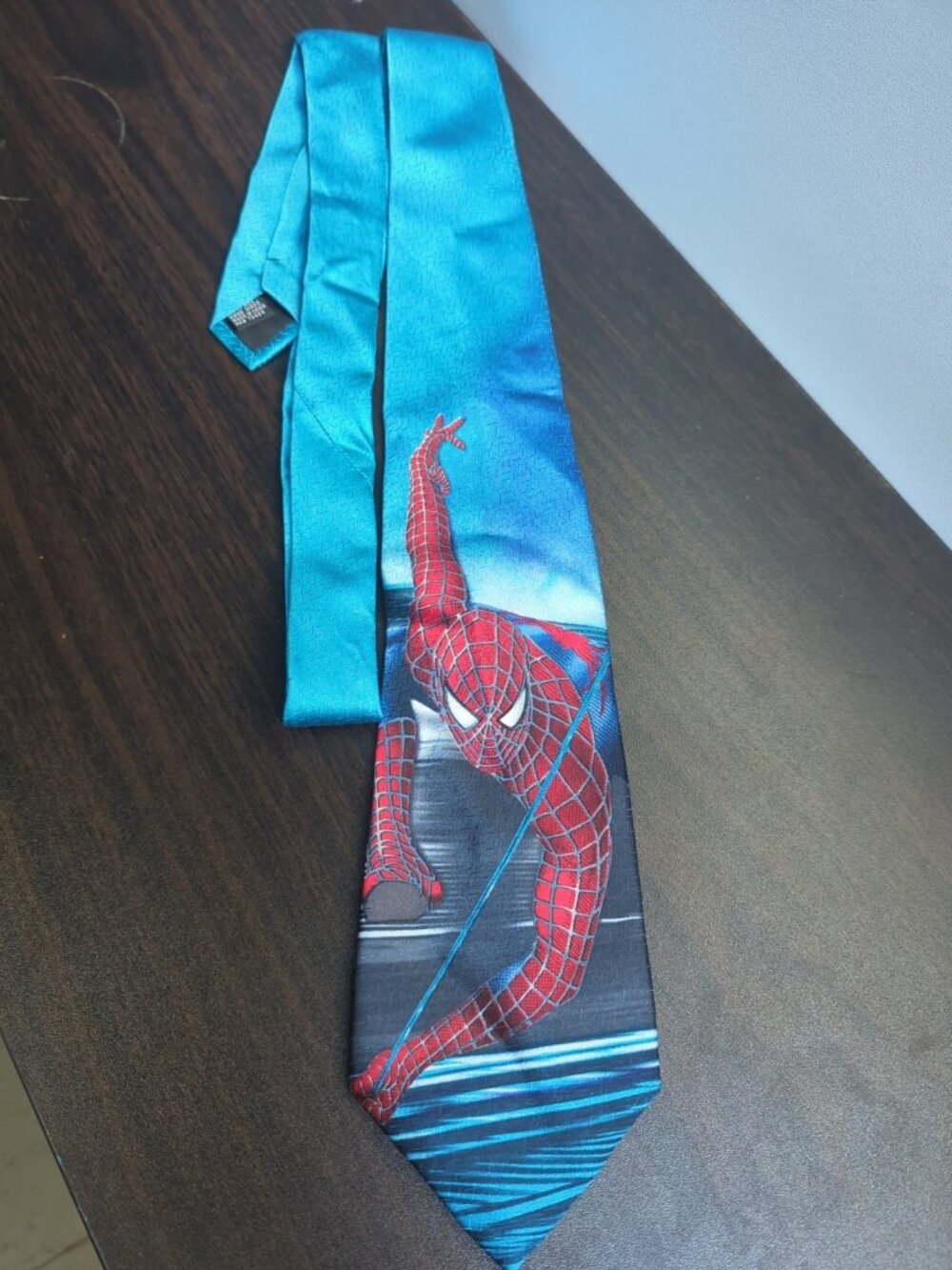 Vintage 2004 Spider-Man 2 Movie Neck Tie 100% Silk